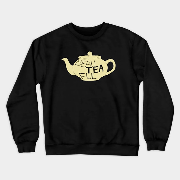 Yellow teapot Crewneck Sweatshirt by Johka